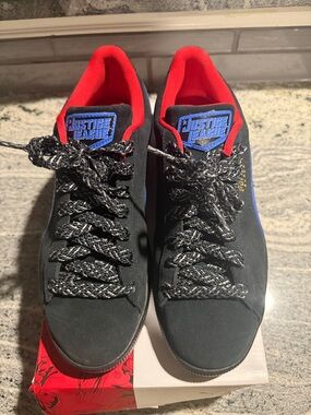 Puma x Justice League Men's Black & Red Casual Sneakers